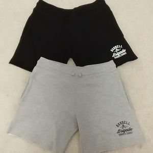 Barbell Brigade sweat shorts 2-pack